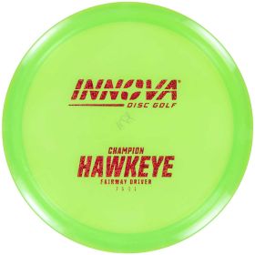 Innova Hawkeye - Champion Fairway Driver. Neon green color. 