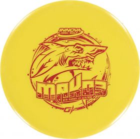 Innova GStar Mako3 - Grippy & Straight Mid Range Disc. Yellow color.
