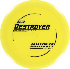 Innova Pro Destroyer - Grippy Distance Driver. Yellow color.