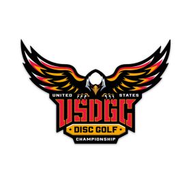 Disc Golf Sticker - 2022 USDGC Eagle 