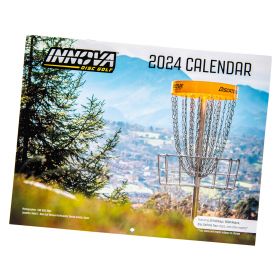2024 Innova Disc Golf Calendar. Front cover.