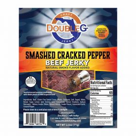 DoubleG Craft Beef Jerky Smashed Cracked Pepper