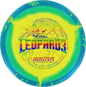 Halo Star Leopard3 – Straight Fairway Driver. Blue / Yellow color.