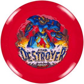 Full Color Discs - InnVision Destroyer - Star Distance Driver. Red color. 