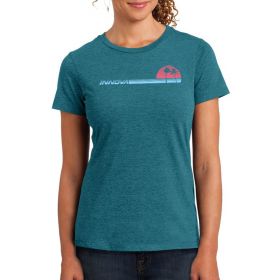 Ladies Sunset Crew Tee from Disc Golf United