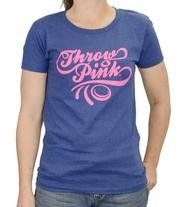 Throw Pink Ladies 50/50 Recover Tee "Bubblegum" from Disc Golf United