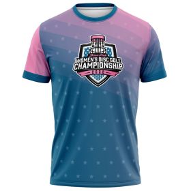 Disc Golf Jerseys - Sublimated - Throw Pink Championship. Front. 
