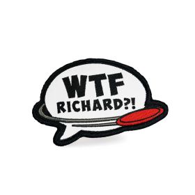 WTF Richard Disc Golf Patch