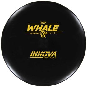 Innova Whale - XT Putt and Approach Disc. Black color. Yellow stamp.